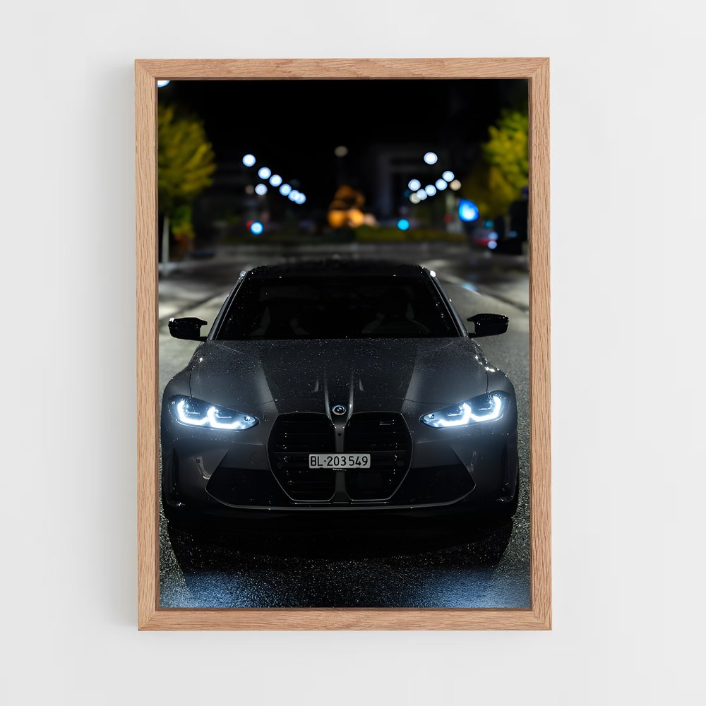 Poster Nuit Mysterieuse Bmw Ligne épurée (vue 4)
